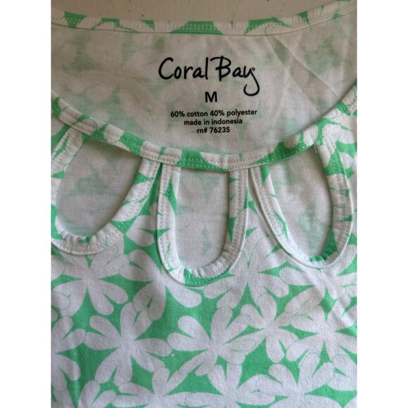 Coral Bay Tops, Bundle Of 3, Floral Print, Size Medium - Picture 10 of 12